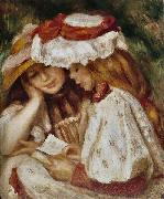 Pierre-Auguste Renoir Jeunes Filles lisant France oil painting artist